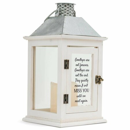 COTTAGE GARDEN Goodbyes They Quietly Will Miss You Lantern LTN197W